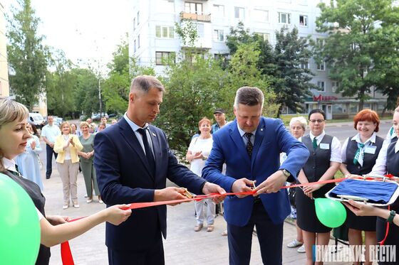 Отделение ОАО «АСБ Беларусбанк» после ремонта открыли в Витебске