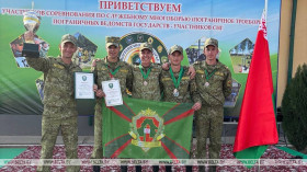 Belarus’ border guards win bronze at international triathlon championship Belarus’ border guards win bronze at international triathlon championship