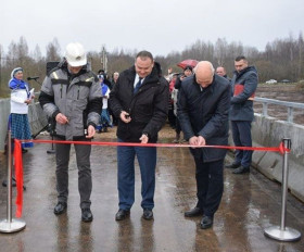 Новый мост через Зароновку – предновогодний подарок дорожников жителям деревни Гришаны